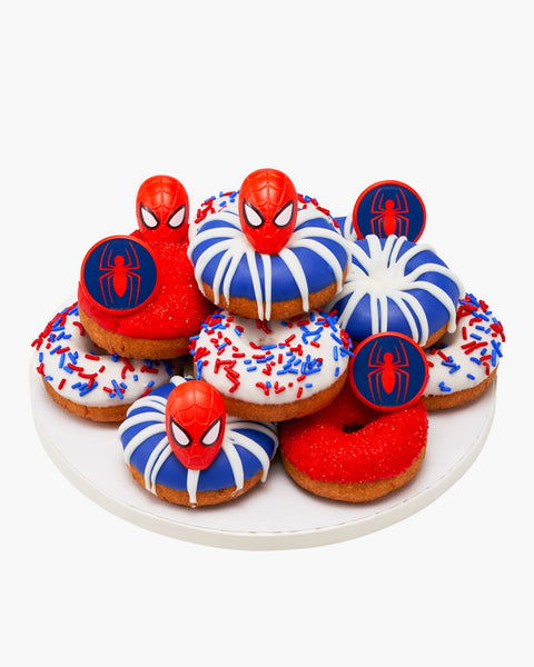 Marvel's Spider-Man™ Spider and Mask Donut & Cupcake Rings 144ct. - Decopac