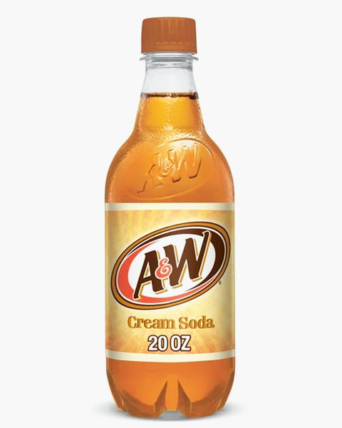 A&W Cream Soda Pop 20oz. 24ct.