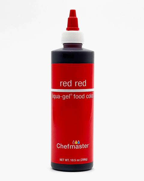 Liqua-Gel Food Color 10.5 oz Bottle - Red Red