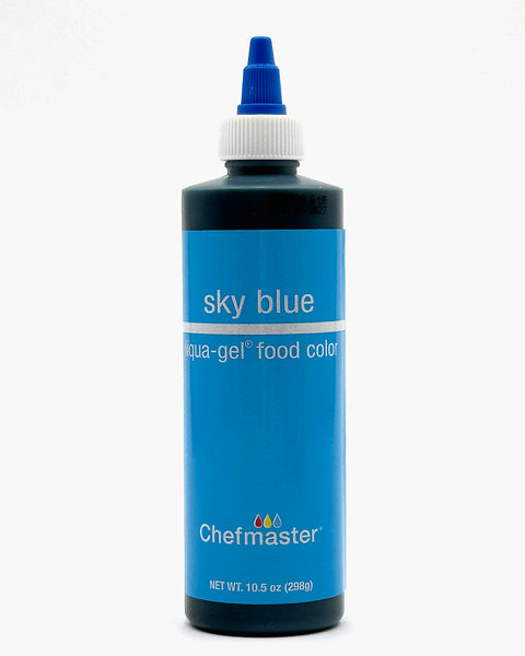 Liqua-Gel Food Color 10.5 oz Bottle - Sky Blue