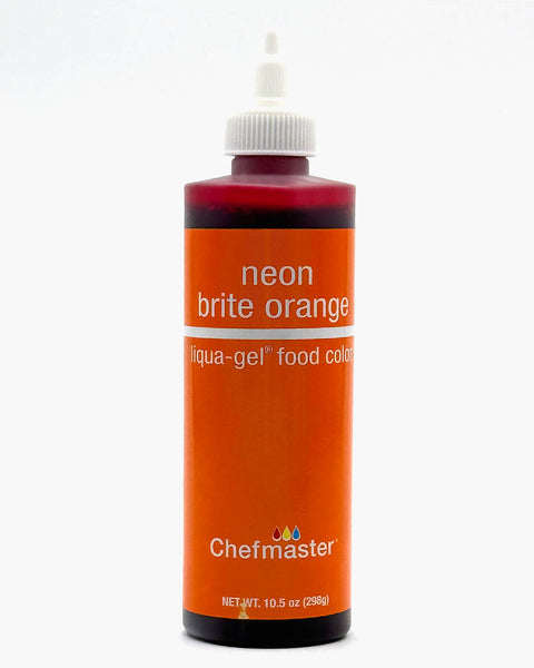 Gel Food Color 10.5 oz Bottle - Neon Brite Orange