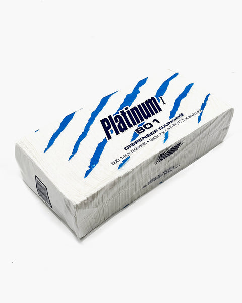 Napkin Platinum 7x13.5 - Tallfold 10,000ct