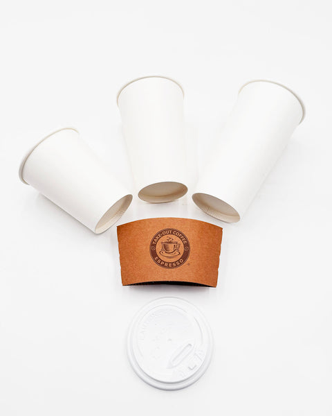 White Paper Cup White 12oz 1000ct