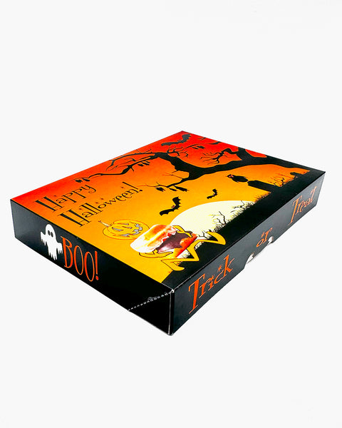 Box Donut 1-DZ Flat Printed (Happy Holloween) 125ct. Frankston