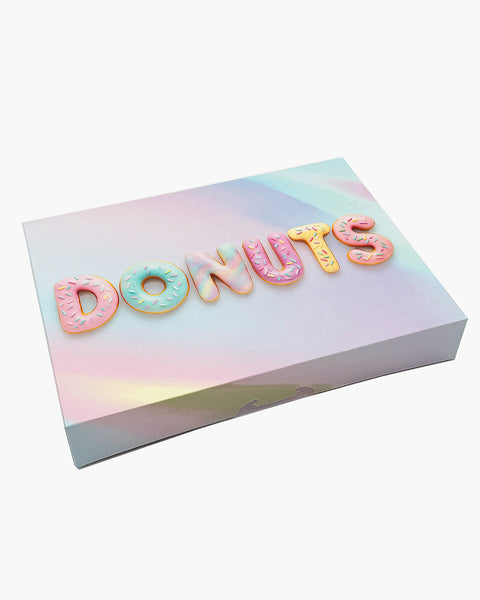 Box Donut 1-DZ Flat Printed (Pastel) 125ct. Frankston