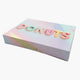 Box Donut 1-DZ Flat Printed (Pastel) 125ct. Frankston