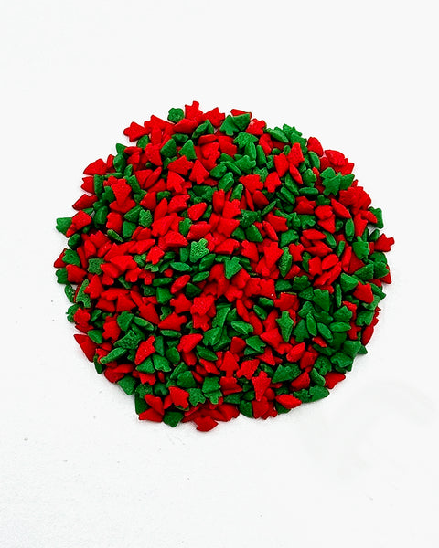 Mini Tree Shapes Red &Green 5# Kerry