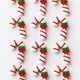 Candy Cane Royal Icing  100ct / 1.5"