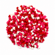 Mini Red, White & Pink Hearts 5#
