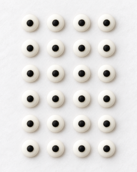 Medium Eyes Royal Icing 1/2" - 672ct.