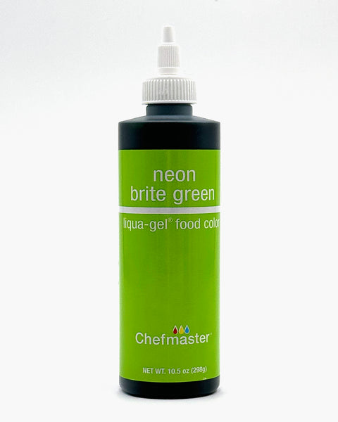 Neon Brite Green Liqua-Gel Food Coloring10.5oz. Chefmaster