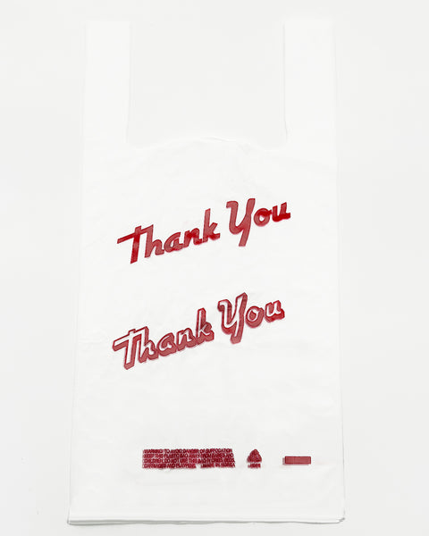 Bag Plastic Large Thank You 11.5x6.5x21 1000ct.