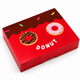 Box Donut 1 Dozen Flat Printed  (Smiley)  125ct
