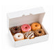Box Donut  1/2-DZ  Flat White   250ct. Dr. Packing